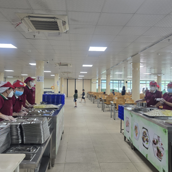 NHÀ ĂN TRƯỜNG QUỐC TẾ HÀN QUỐC ( KIS)