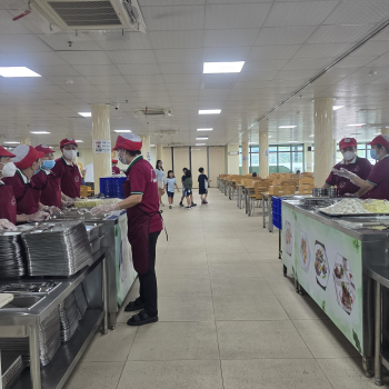 NHÀ ĂN TRƯỜNG QUỐC TẾ HÀN QUỐC ( KIS)