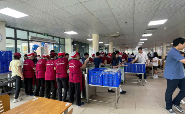 NHÀ ĂN TRƯỜNG QUỐC TẾ HÀN QUỐC ( KIS)