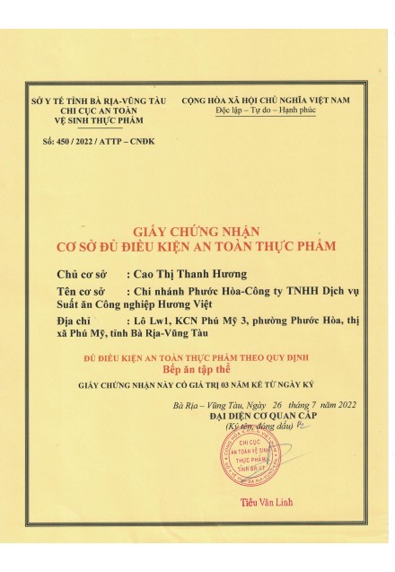 2. GIẤY CN ATTP PILE - 26.07.2022