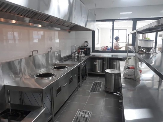 Bếp nấu ăn của Công ty Hương Việt